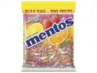Mentos Fruit Individually Wrapped 200 Pack