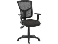 Officeworks Pago Matrix Ergonomic Heavy Duty High Back Armchair Black offer