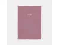 Officeworks GO Stationery A5 Colour Block Notebook Mulberry offer