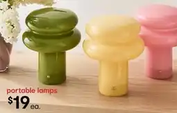 Kmart portable lamps offer
