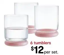 Kmart 6 tumblers offer
