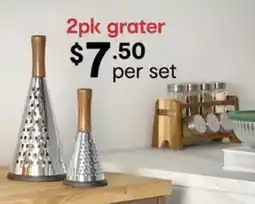 Kmart 2pk grater offer