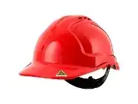 Officeworks Tuffguard Tuffgard Vented Safety Hard Hat Red offer