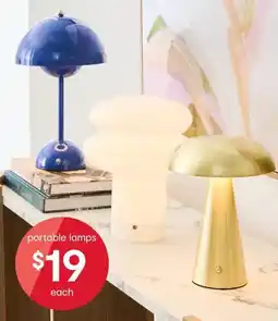 Kmart portable lamps offer