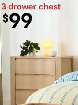 Kmart 3 drawer chest offer