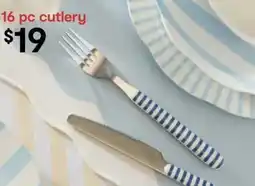 Kmart 16 pc cutlery offer