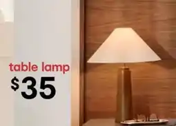 Kmart table lamp offer