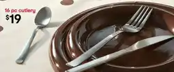 Kmart 16 pc cutlery offer