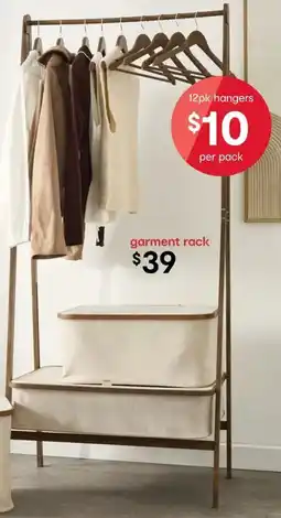 Kmart garment rack offer
