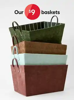 Kmart baskets offer