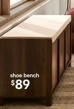 Kmart shoe bench offer