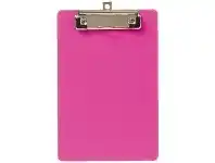 Officeworks J.Burrows A5 Plastic Clipboard Pink offer