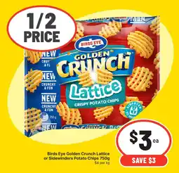 IGA Birds Eye Golden Crunch Lattice offer