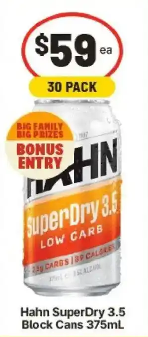 IGA Hahn SuperDry 3.5 Block Cans offer