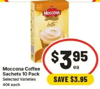 IGA Moccona Coffee Sachets offer
