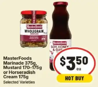 IGA MasterFoods Marinade offer