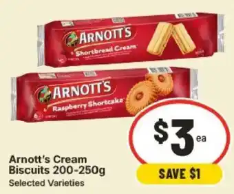 IGA Arnott's Cream Biscuits offer