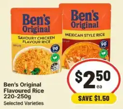 IGA Ben's Original Flavoured Rice offer