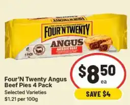 IGA Four'n Twenty Angus Beef Pies offer