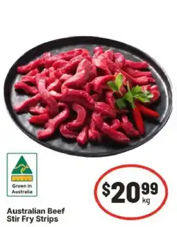 IGA Australian Beef Stir Fry Strips offer