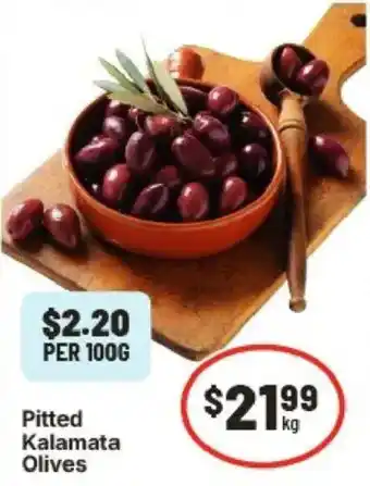 IGA Pitted Kalamata Olives offer
