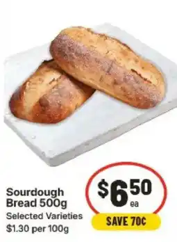 IGA Sourdough Bread offer