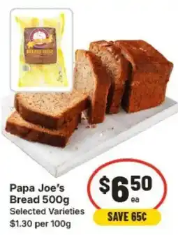 IGA Papa Joe's Bread offer