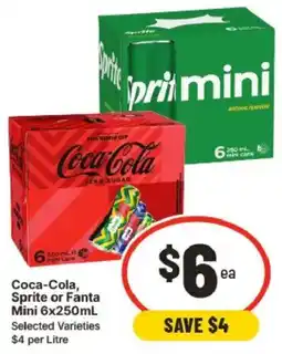 IGA Coca-Cola, Sprite or Fanta Mini offer
