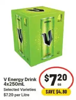 IGA V Energy Drink offer
