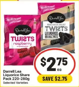IGA Darrell Lea Liquorice Share Pack offer