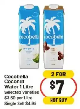 IGA Cocobella Coconut Water offer