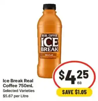 IGA Ice Break Real Coffee offer