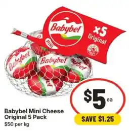IGA Babybel Mini Cheese Original offer