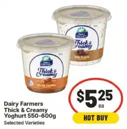 IGA Dairy Farmers Thick & Creamy Yoghurt offer
