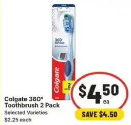 IGA Colgate 360° Toothbrush offer