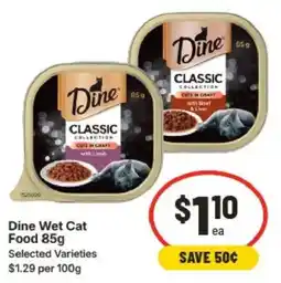 IGA Dine Wet Cat Food offer