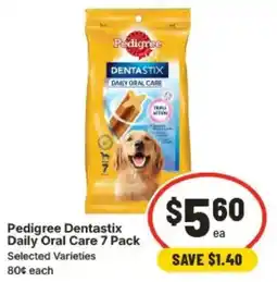 IGA Pedigree Dentastix Daily Oral Care offer
