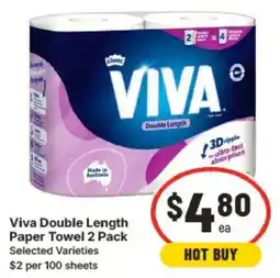 IGA Viva Double Length Paper Towel offer