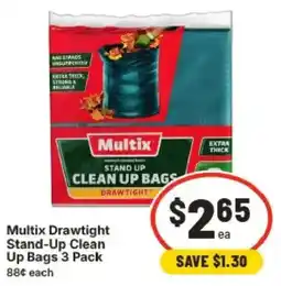 IGA Multix Drawtite Stand-Up Clean Up Bags offer