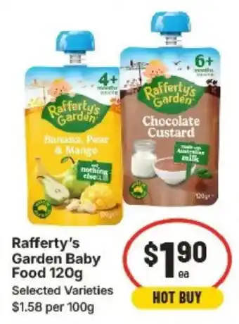 IGA Rafferty's Garden Baby Food offer