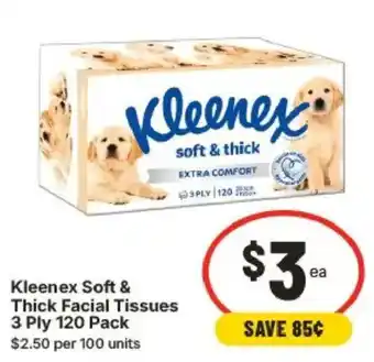 IGA Kleenex Soft & Thick Facial Tissues offer