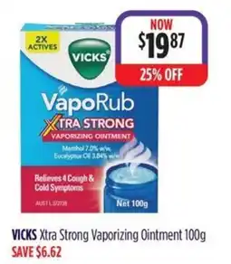 Wizard Pharmacy Vicks Xtra Strong Vaporizing Ointment offer