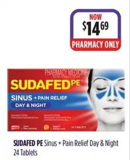 Wizard Pharmacy Sudafed PE Sinus + Pain Relief Day & Night offer