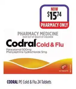 Wizard Pharmacy Codral PE Cold & Flu offer