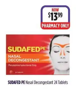 Wizard Pharmacy Sudafed PE Nasal Decongestant offer