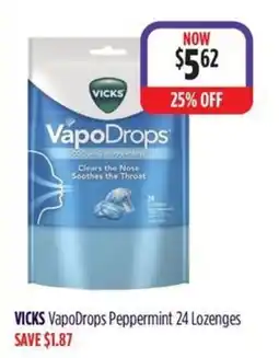 Wizard Pharmacy Vicks VapoDrops Peppermint offer