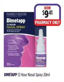 Wizard Pharmacy Dimetapp 12 Hour Nasal Spray offer