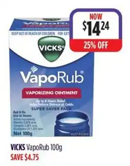 Wizard Pharmacy Vicks VapoRub offer