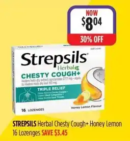 Wizard Pharmacy Strepsils Herbal Chesty Cough+ offer