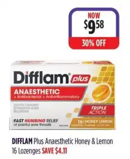 Wizard Pharmacy Diffilam Plus Anaesthetic Honey & Lemon offer